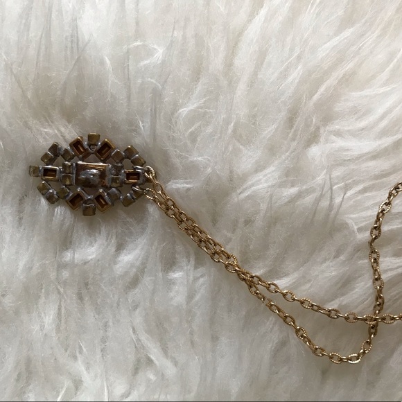 Vintage Rhinestone Crystal Necklace - Picture 5 of 5
